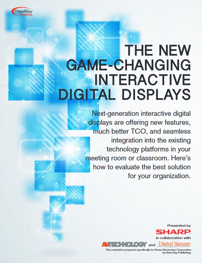 Game Changing Interactive Displays White Paper, Sharp, A2Z Business Systems, San Fransisco, CA, Sharp, Dahle, Dealer, Reseller