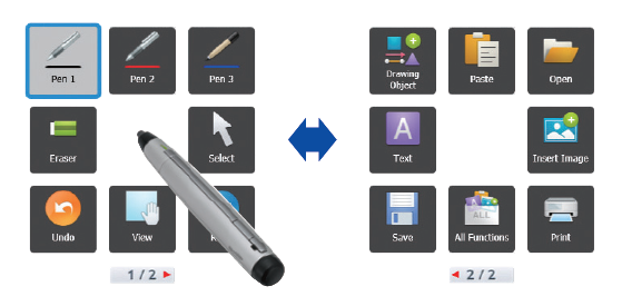 Pen Software 1, Aquos board, Sharp, A2Z Business Systems, San Fransisco, CA, Sharp, Dahle, Dealer, Reseller